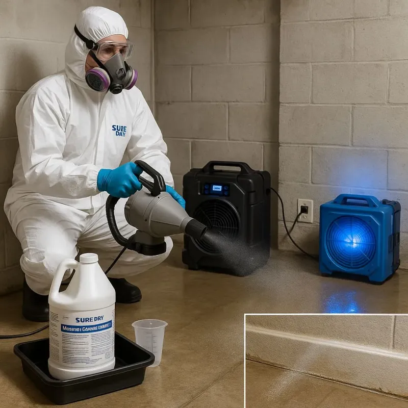 Sanitization and Odor Removal process in Carbon Cliff, IL