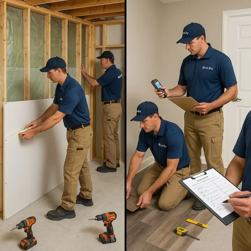 Repairs and Reconstruction process in Carbon Cliff, IL